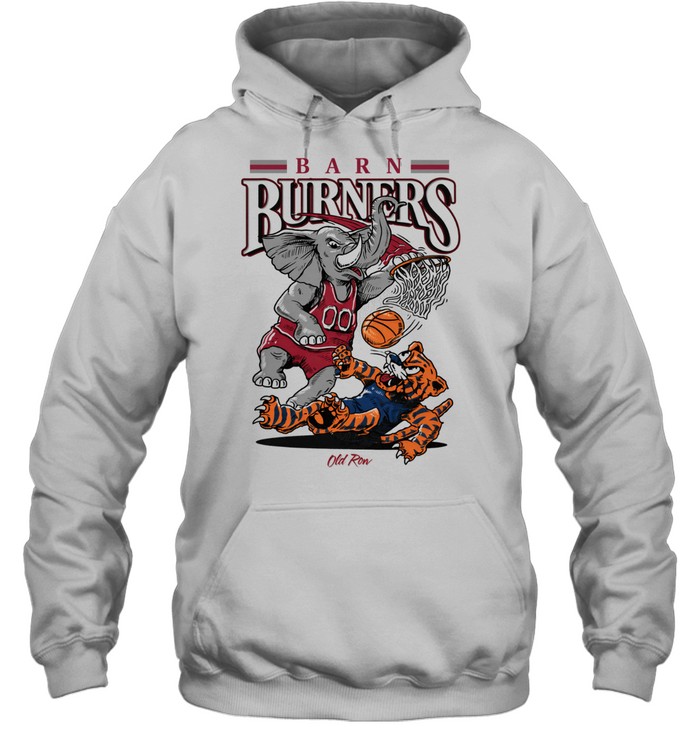 Alabama Crimson Tide and Auburn Tigers Barn Burners pocket Hoodie