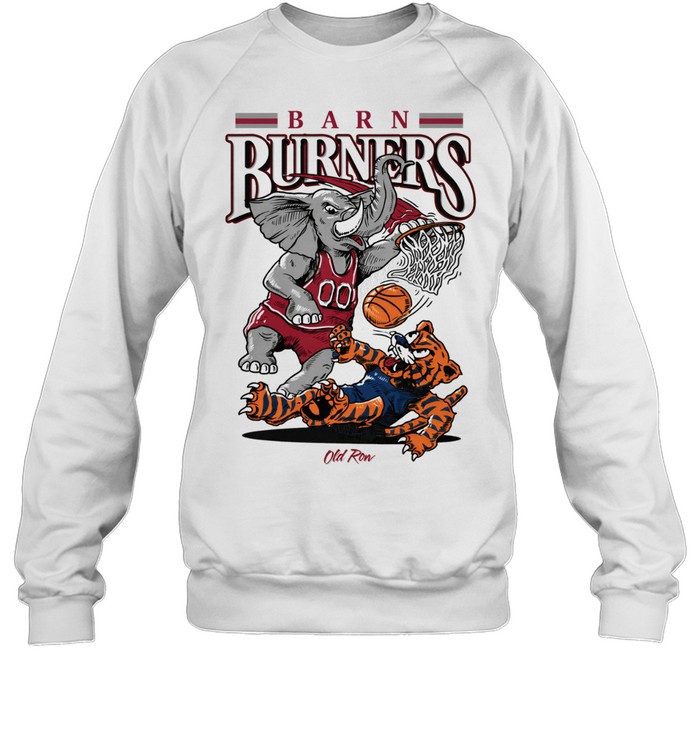 Alabama Crimson Tide and Auburn Tigers Barn Burners pocket Sweatshirt