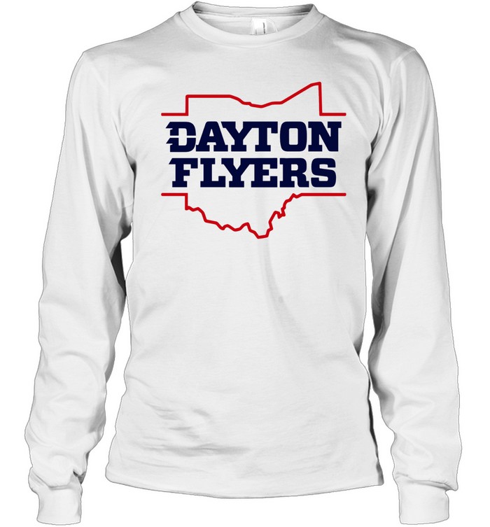 Amael L’Etang Dayton Flyers basketball State Long Sleeve Tee