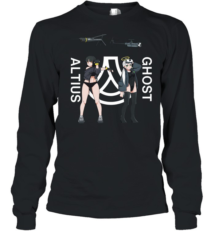 Anduril Altius And Ghost Sisters Waifu Anime Long Sleeve Tee