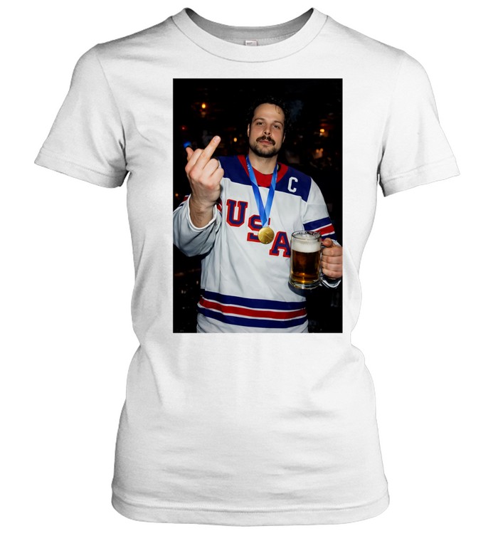 Auston Matthews Team USA hockey Champion middle finger Women T-Shirt
