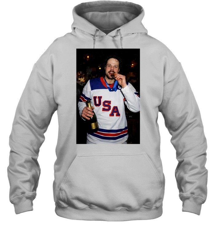 Auston Matthews Team USA hockey World Champion 2026 Hoodie