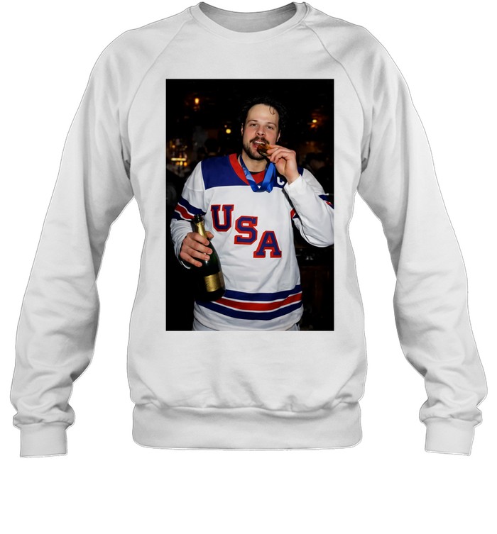 Auston Matthews Team USA hockey World Champion 2026 Sweatshirt