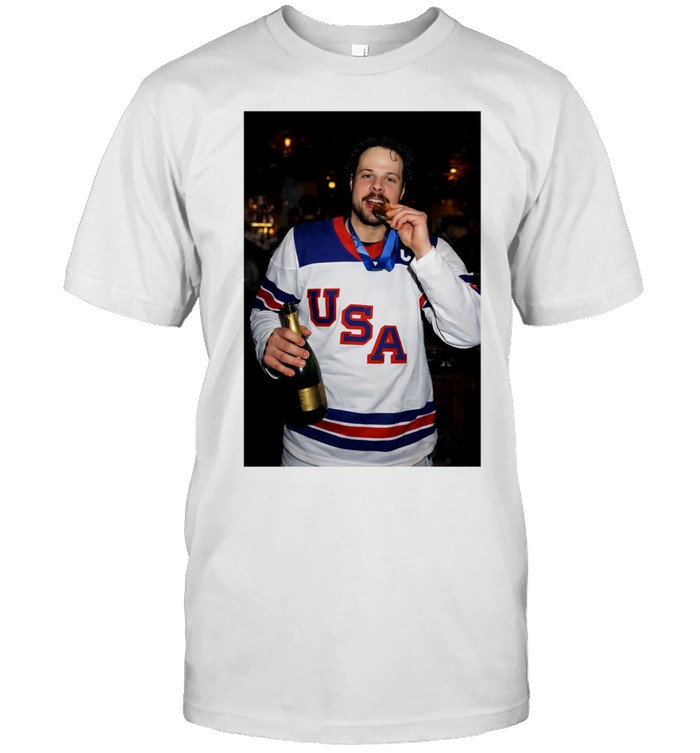 Auston Matthews Team USA hockey World Champion 2026 Unisex T-Shirt
