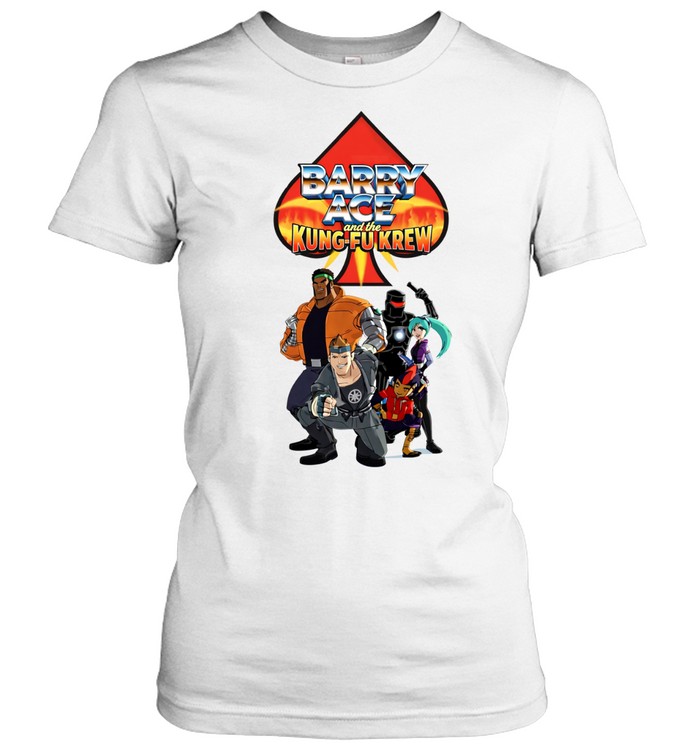 Barry Ace And The Kung-fu Krew Women T-Shirt