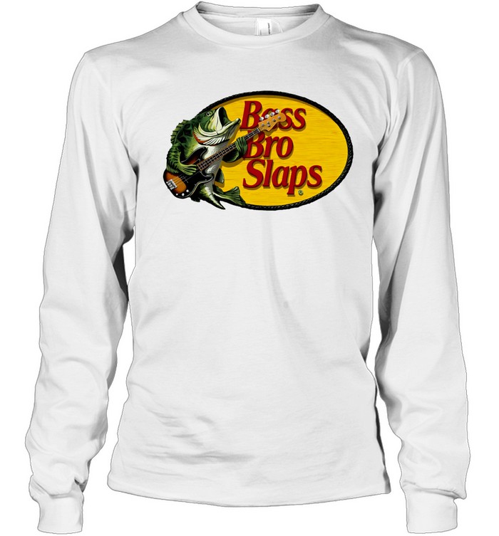 Bass bro slaps guitar Long Sleeve Tee