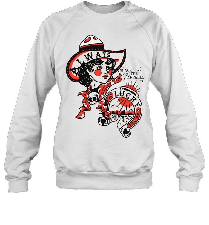 Black Coffee Apparel Always Lucky Raglan Sweatshirt