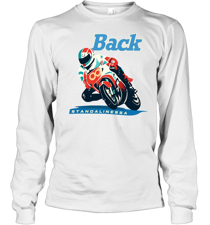 Blackpink Jennie Back Standaloneesa Motorcycle Long Sleeve Tee