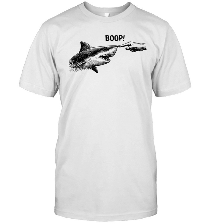 Boop Shark Meme Shark Humor Unisex T-Shirt