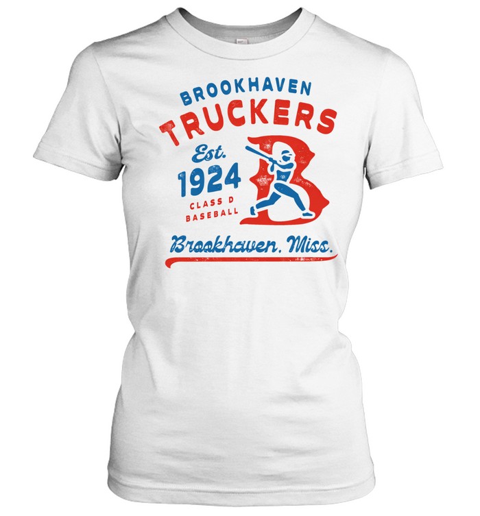 Brookhaven Truckers Est 1924 Class D Baseball Brookhaven Miss Women T-Shirt
