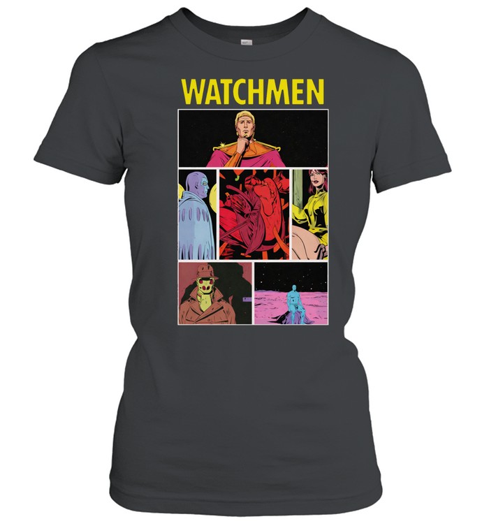 Cartoon Design Watchmen Women T-Shirt