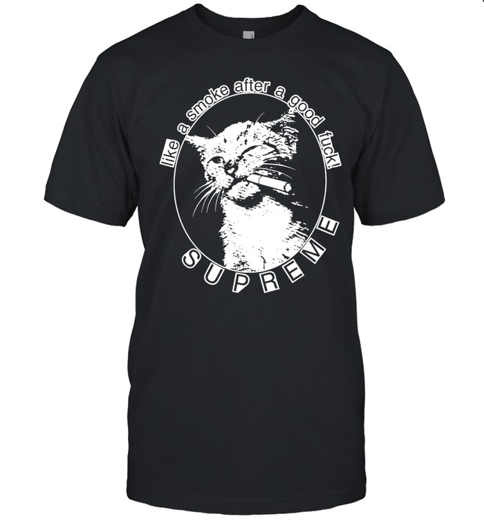 Cat like a smoke after a good fuck Unisex T-Shirt