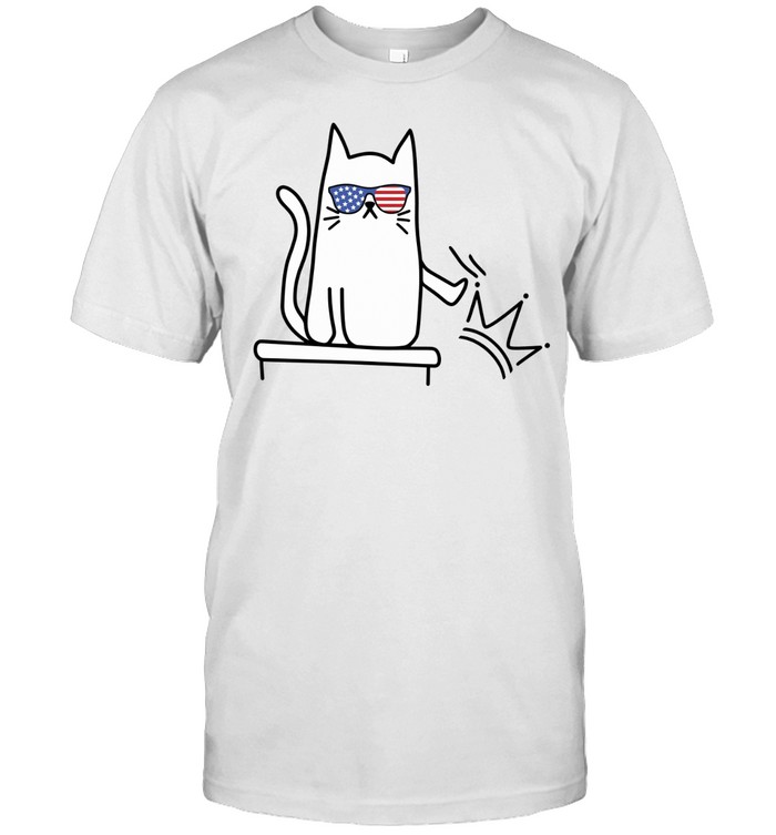 Cat No Kings in America Political Cat Unisex T-Shirt