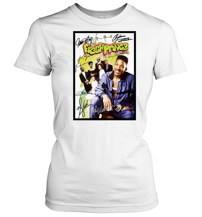 Cbarto The Fresh Prince Of Bel Air With Signature Women T-Shirt