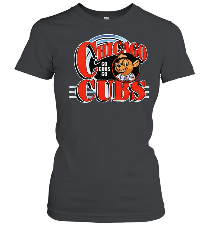 Chicago Cubs Clark Go Cubs Go Mascot Women T-Shirt