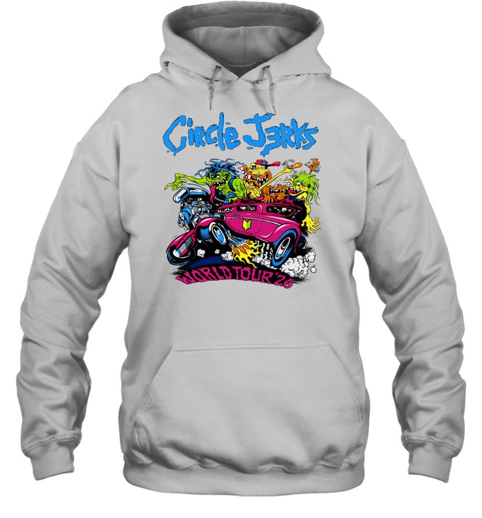 Circle Jerks World Tour 2026 With Gorilla Biscuits And Negative Approach Hoodie