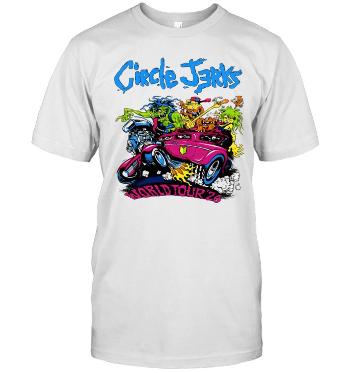 Circle Jerks World Tour 2026 With Gorilla Biscuits And Negative Approach Unisex T-Shirt