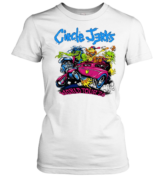 Circle Jerks World Tour 2026 With Gorilla Biscuits And Negative Approach Women T-Shirt