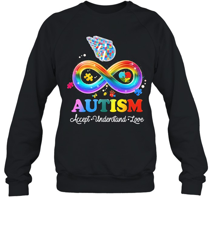 Cleveland Guardians Autism Accept Understand Love Sweatshirt