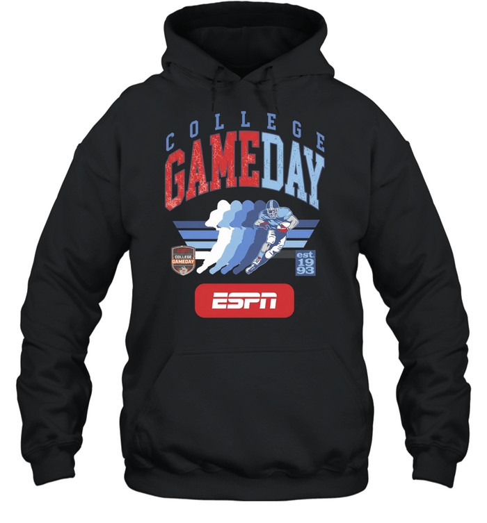 College GameDay retro running est 1993 ESPN Hoodie