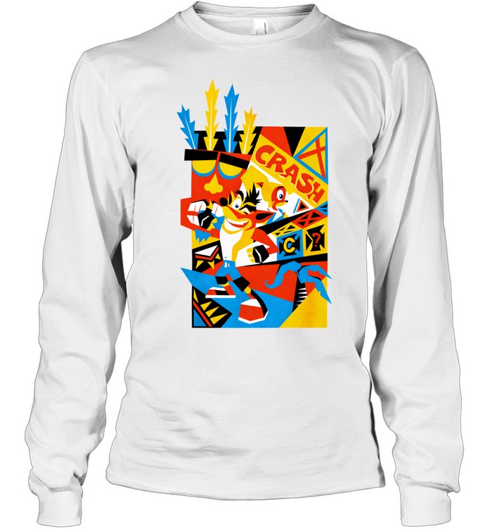 Crash Bandicoot Nineties Crash Long Sleeve Tee