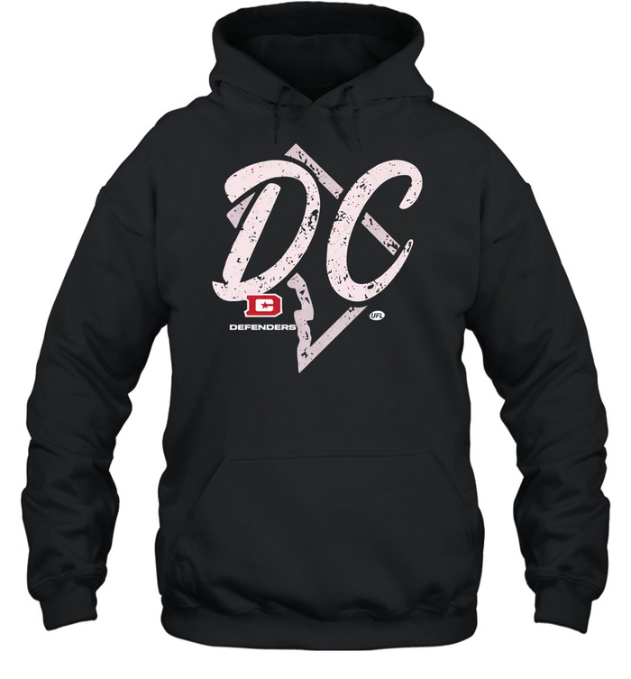 DC Defenders UFL state outline Hoodie