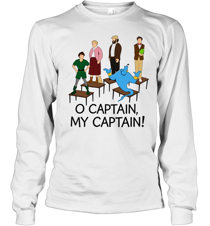 Dead Poets Society O Captain my Captain Long Sleeve Tee
