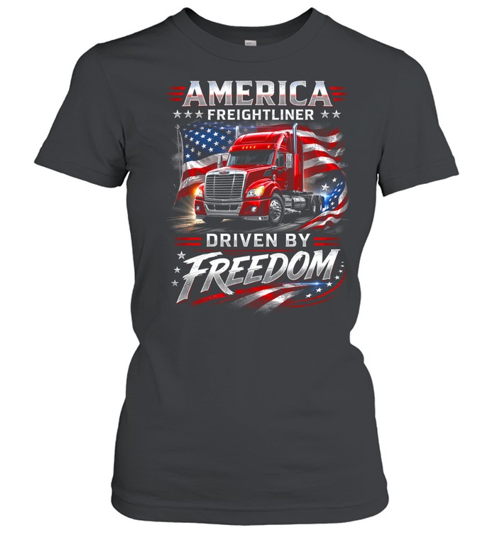 Driven By Freedom Powered By The Road Women T-Shirt