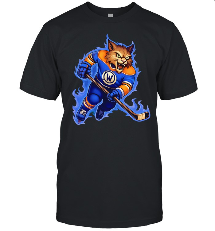 Edmonton Oilers Hunter the Lynx mascot player Unisex T-Shirt