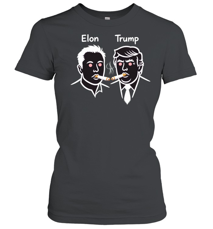 Elon Trump smoke Women T-Shirt