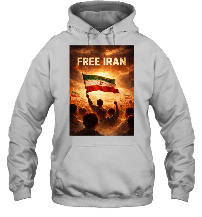 Free Iran Flag Hoodie