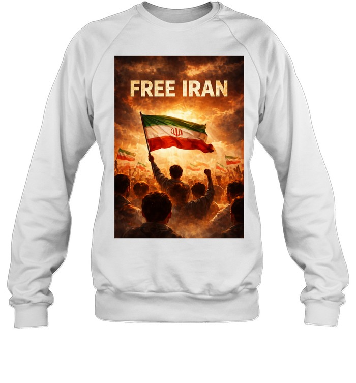 Free Iran Flag Sweatshirt