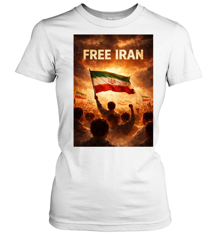 Free Iran Flag Women T-Shirt
