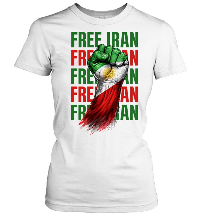 Free Iran Human Rights Women T-Shirt