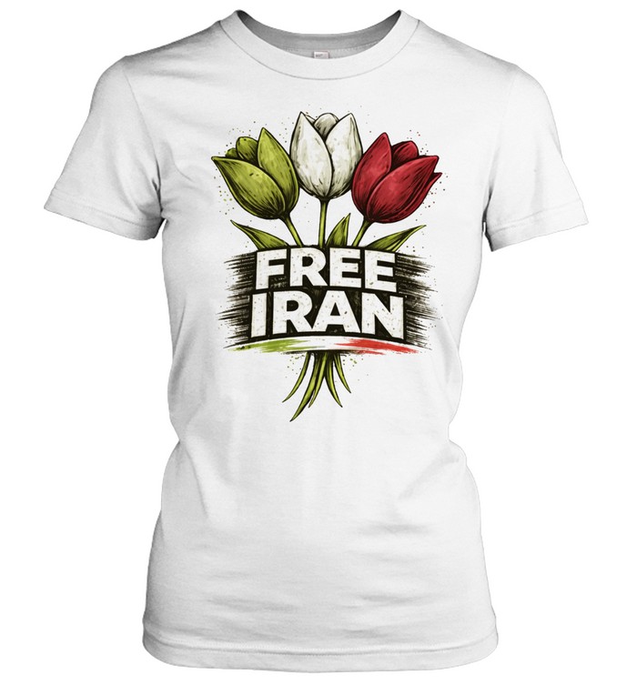 Free Iran Tulips Women T-Shirt