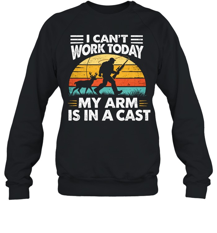 Funny Fishing For Men Women Fisherman Arm Cast Fish Sweatshirt