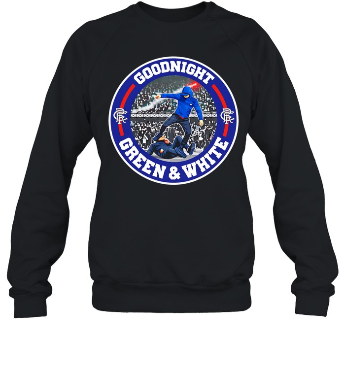 Goodnight green and white Sweatshirt