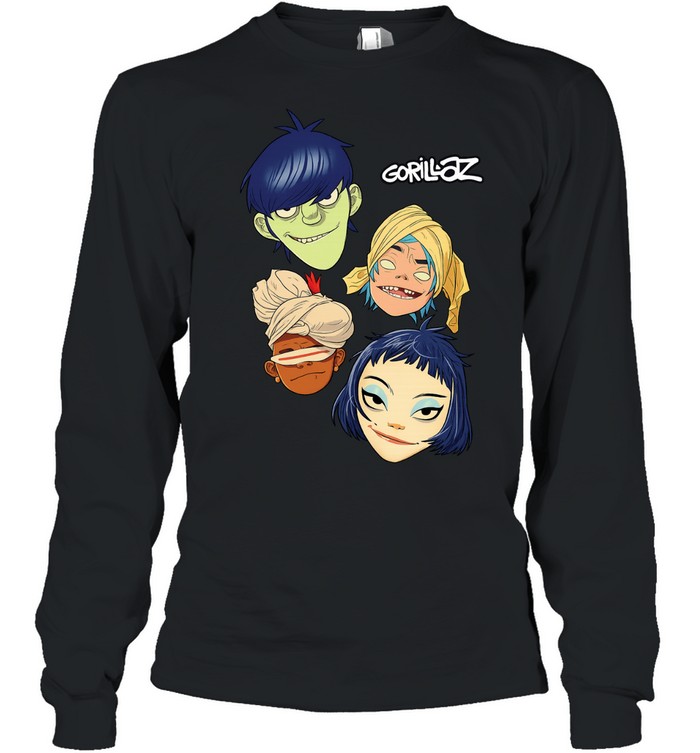 Gorillaz The Mountain Heads Long Sleeve Tee