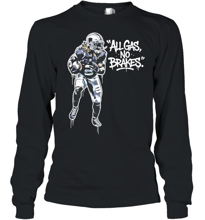 Harold Landry III New England Patriots All gas no brakes Long Sleeve Tee