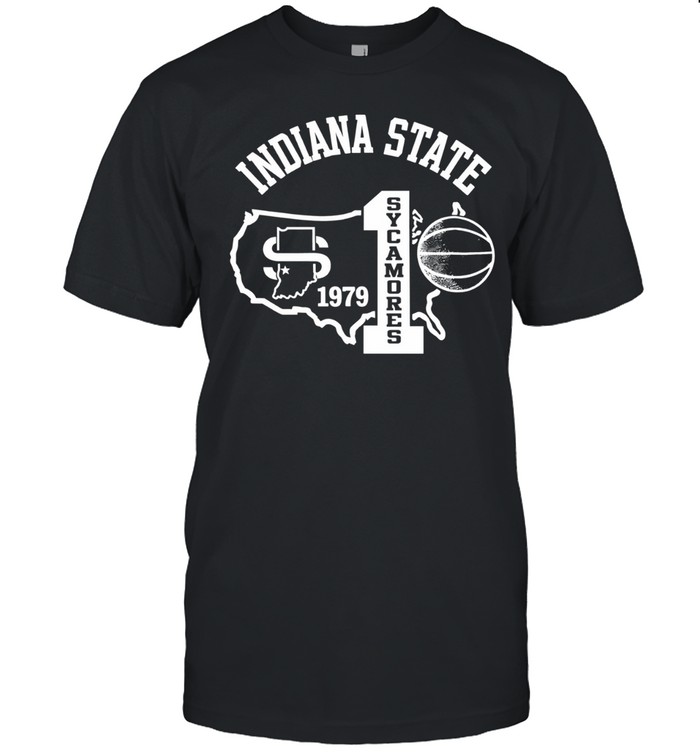 Indiana State Sycamores basketball 1979 number one outline Unisex T-Shirt
