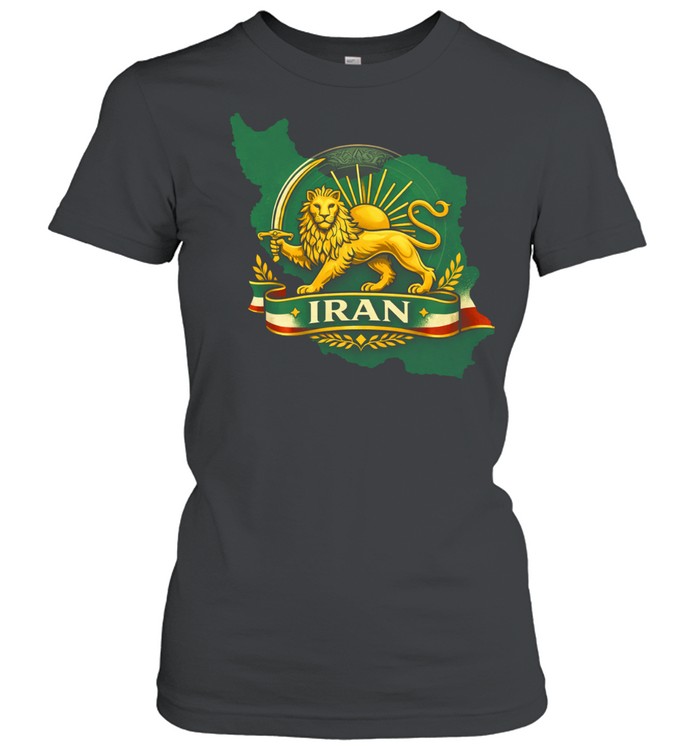Iran Lion And Sun Women T-Shirt