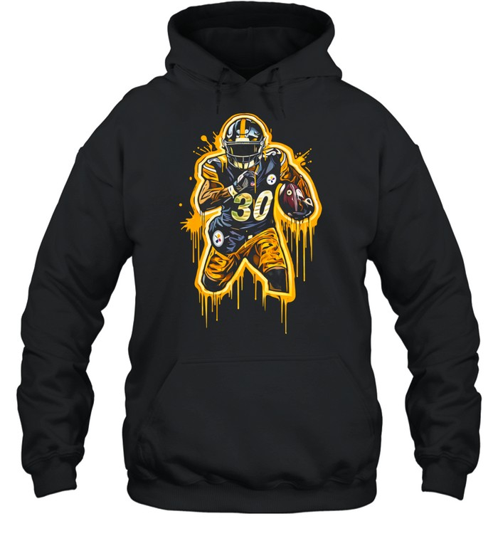 Jaylen Warren Pittsburgh Steelers Jay Dub 30 graffiti Hoodie
