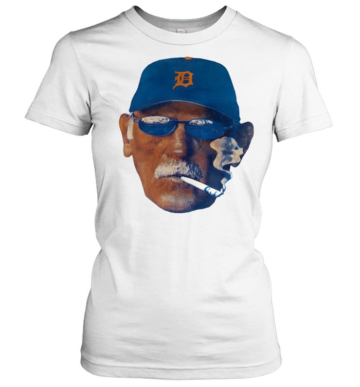 jim Leyland Smoking Graphic Women T-Shirt