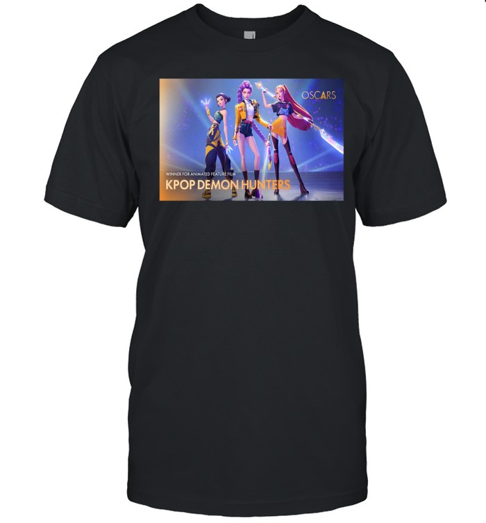 K-Pop Demon Hunters Winner Oscar For Animated Feature Film Unisex T-Shirt