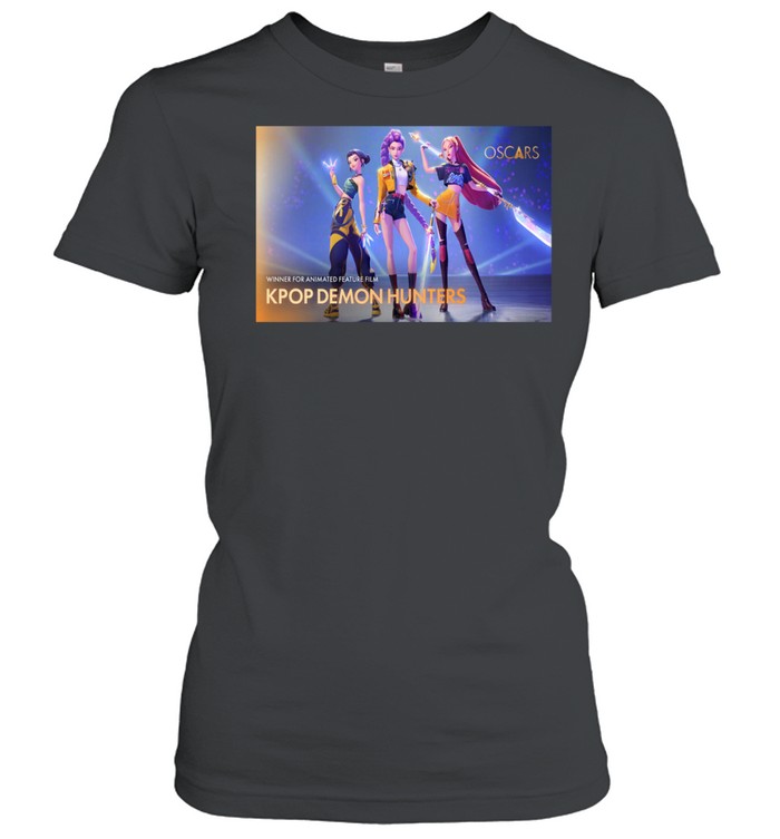 K-Pop Demon Hunters Winner Oscar For Animated Feature Film Women T-Shirt