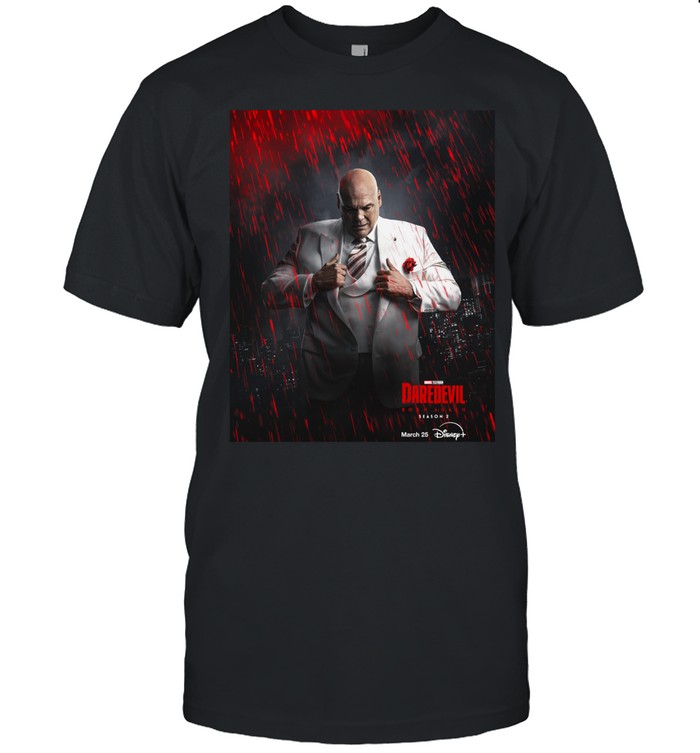 Kingpin Returns On Daredevil Born Again Season 2 On March 24 2026 Unisex T-Shirt