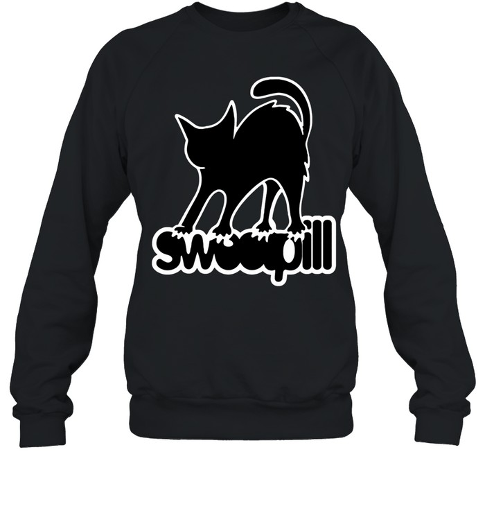 Kitty Crop Top Sweatshirt