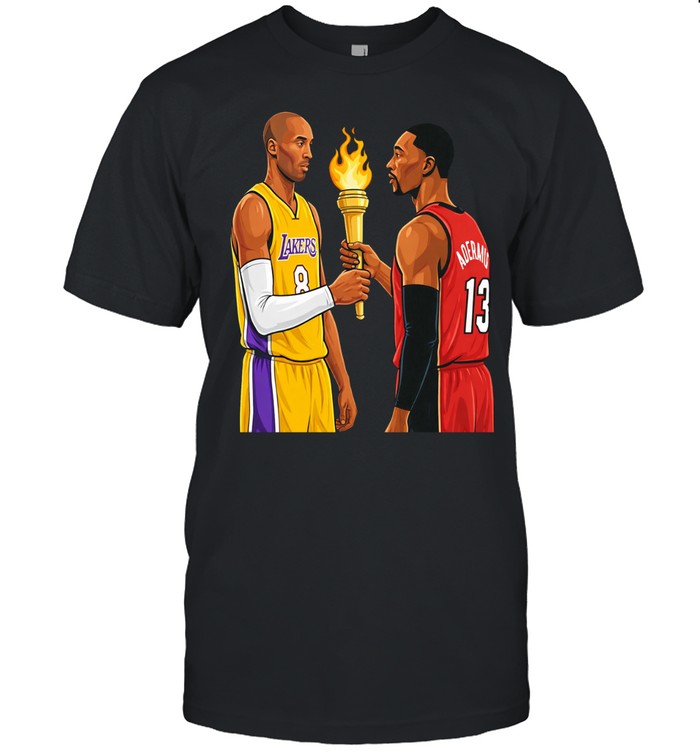 Kobe Bryant and Adebayo passing the torch Unisex T-Shirt