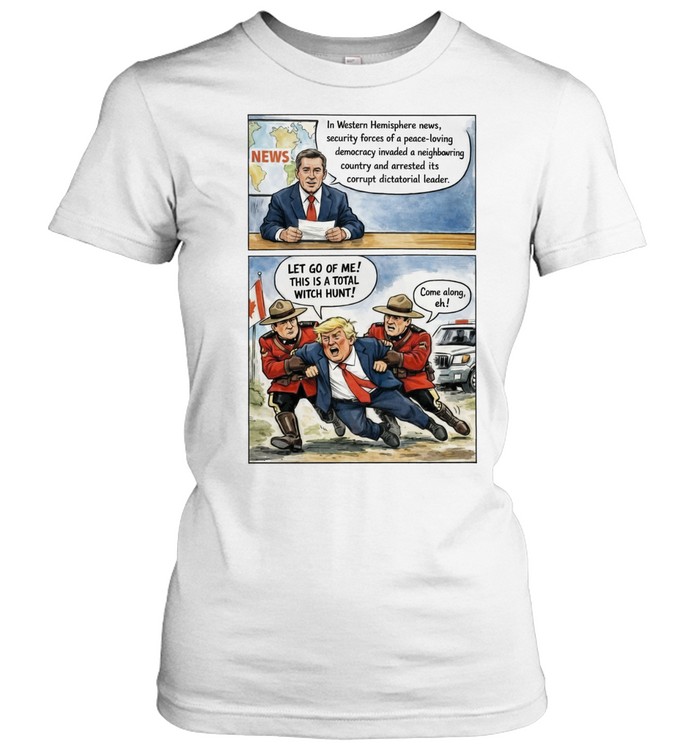 Let go of me This is a total witch hunt Trump Women T-Shirt