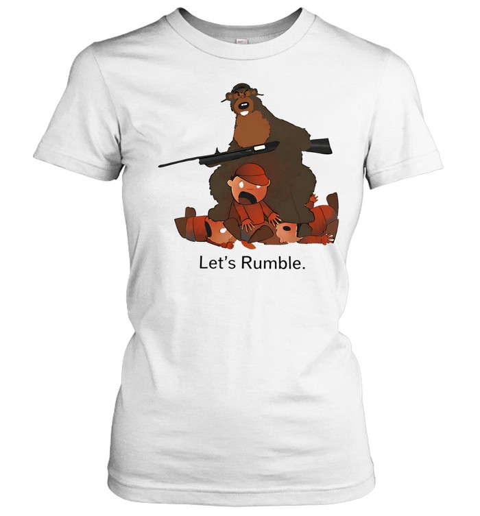 Lets rumble bear Women T-Shirt